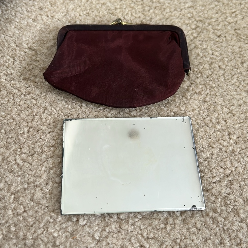 Vintage Brown Suede Clutch - Picture 8 of 8